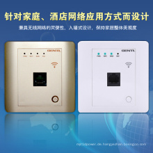 High Speed ​​Single Pole 150 Mbps in Wand Wireless Router für Hotelzimmer, Hotel WiFi Ap, Embedded Metope Wireless Router